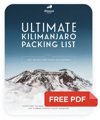 Отримайте PDF-список спорядження для Кіліманджаро